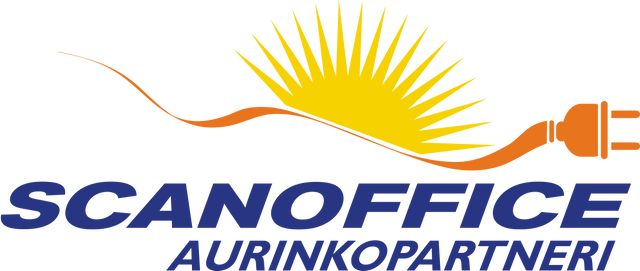 Scanoffice Aurinkopartneri -logo